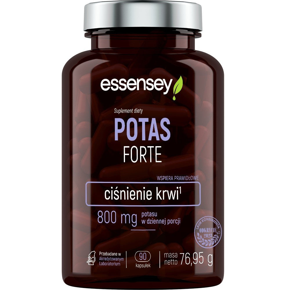 Essensey Potassium Forte 800 mg – 90 kapsulių