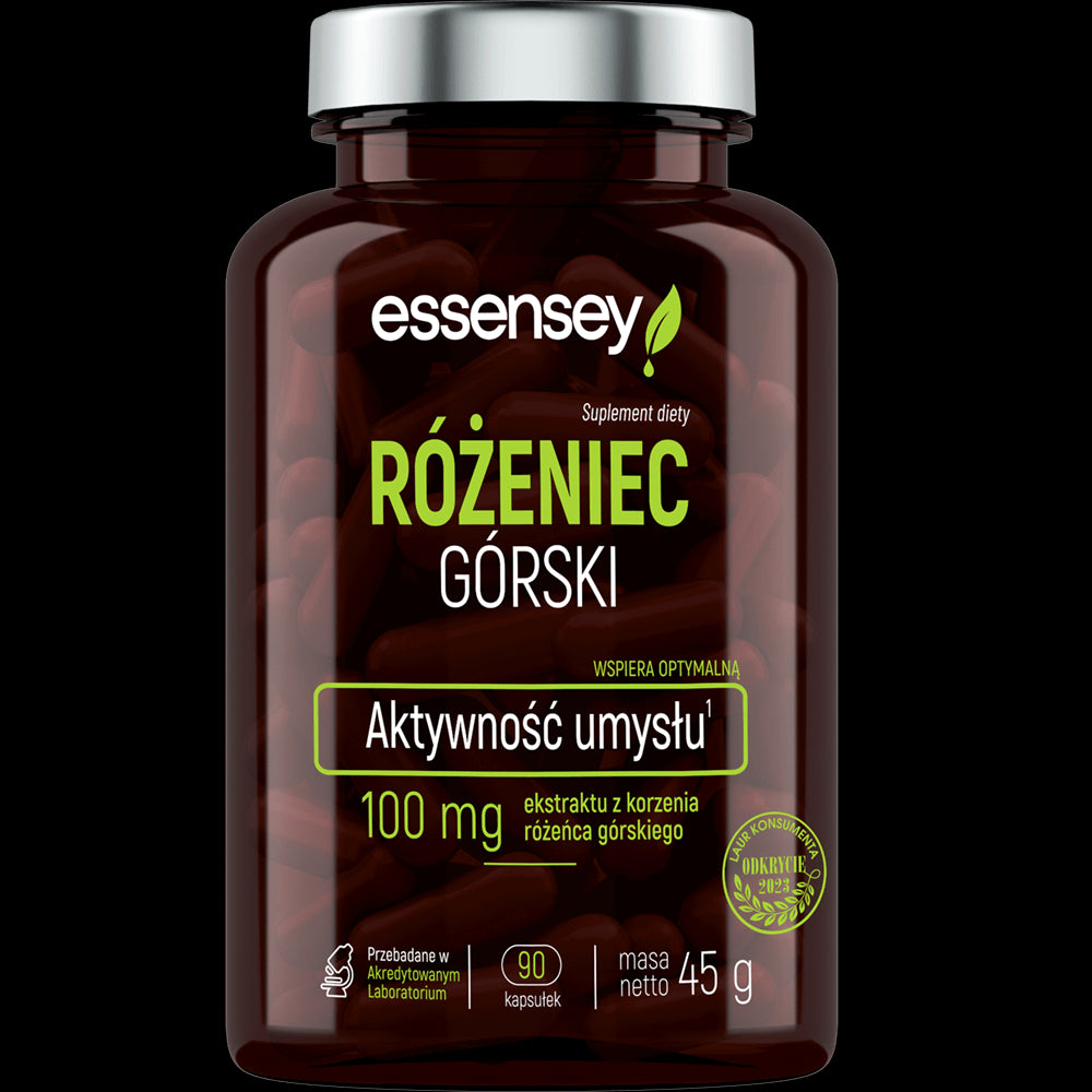 Essensey Rhodiola Rosea 100 mg - 90 kapsulių