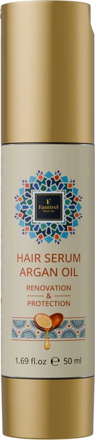 Famirel Argan Oil Hair Serum – Atkuriantis ir Apsaugantis Plaukų Serumas su Arganų Aliejumi