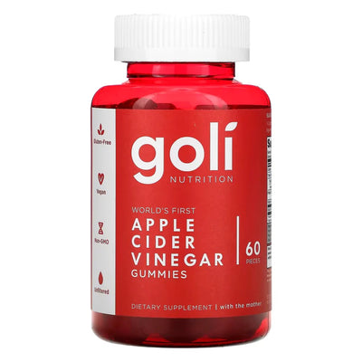 Goli Nutrition Obuolių sidro actas - 60 želė