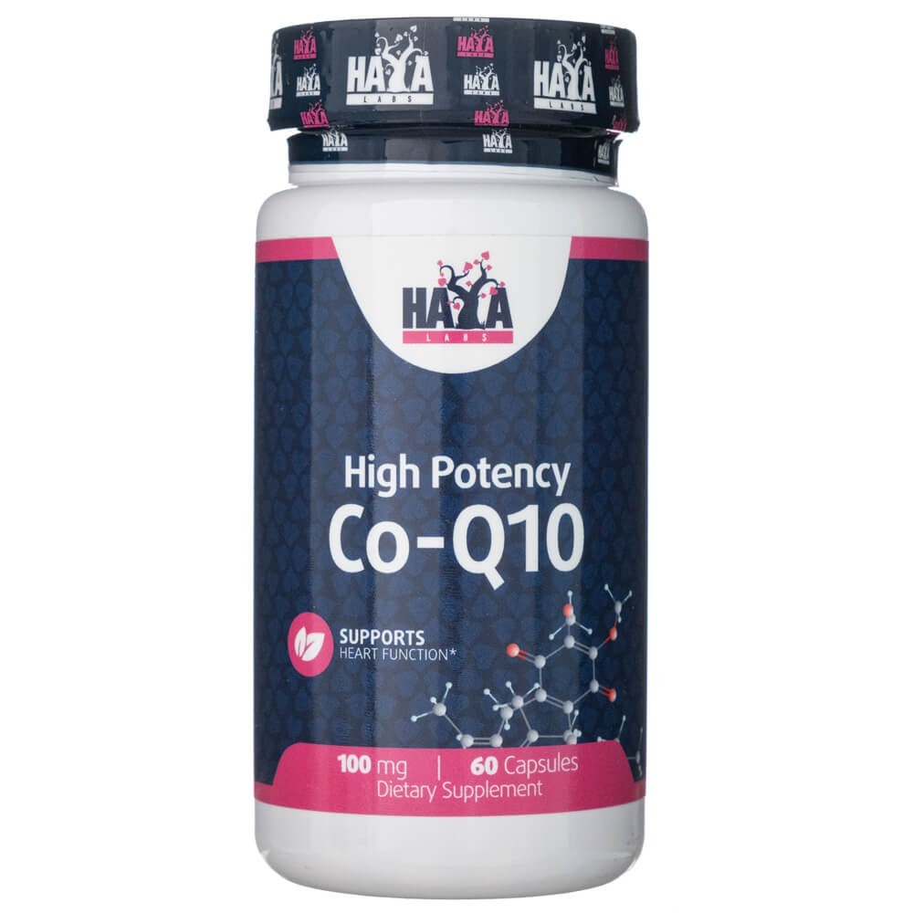 Haya Labs High Potency Co-Q10 100 mg – 60 kapsulių