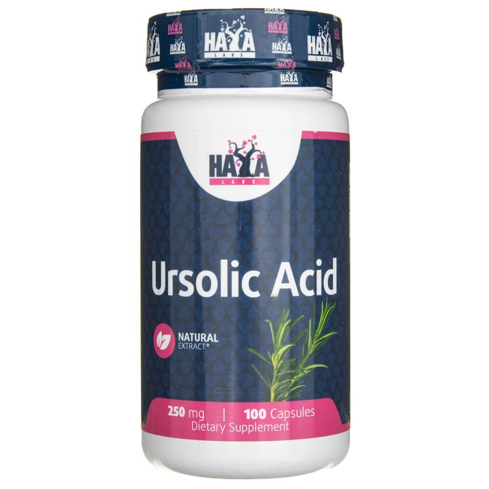 Haya Labs Ursolic Acid 250 mg - 100 kapsulių