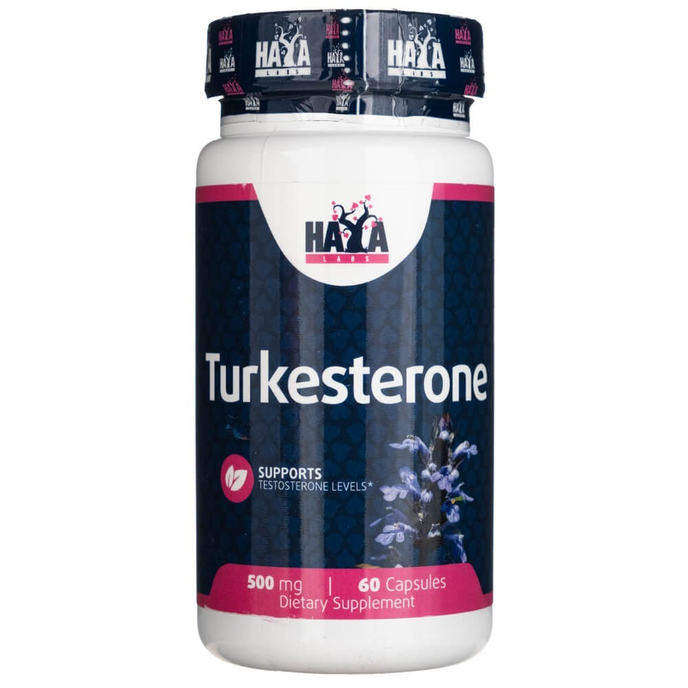 Haya Labs Turkesterone 500 mg - 60 kapsulių