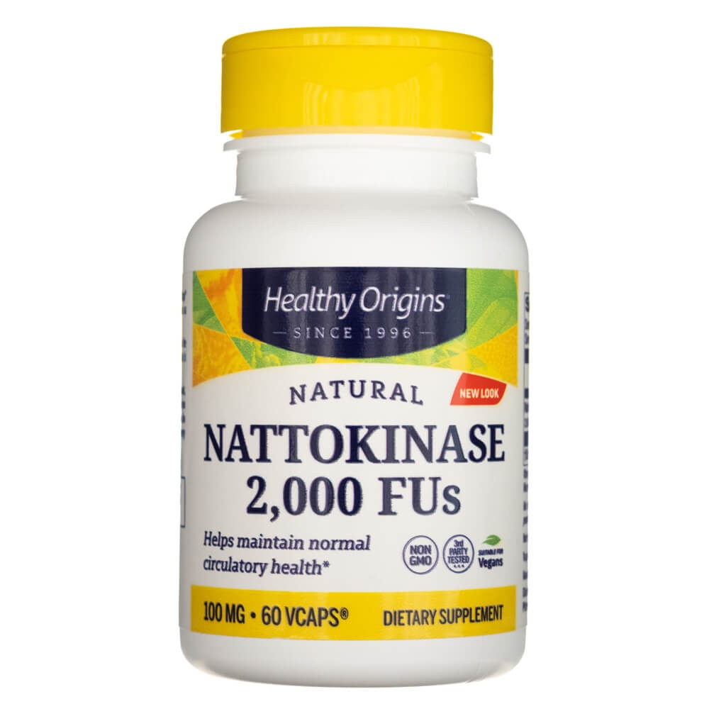 Healthy Origins Nattokinase 2000 FU – 60 kapsulių