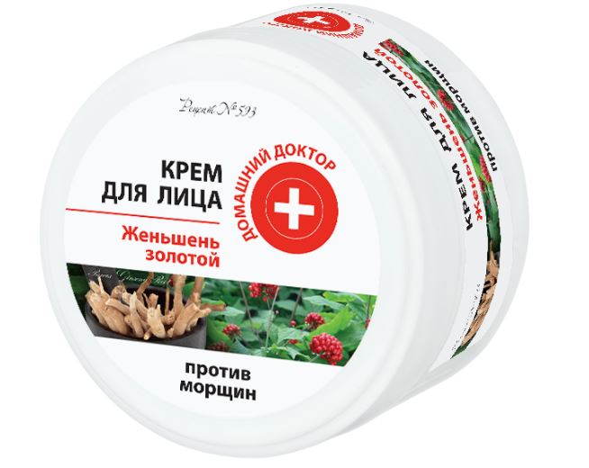 I_"DD" Veido kremas "Auksinis zensenis" 100ml kaina