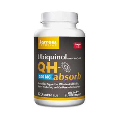 Jarrow Formulas Ubichinolis QH-absorb (Ubichinolis) 100 mg - 120 kapsulių