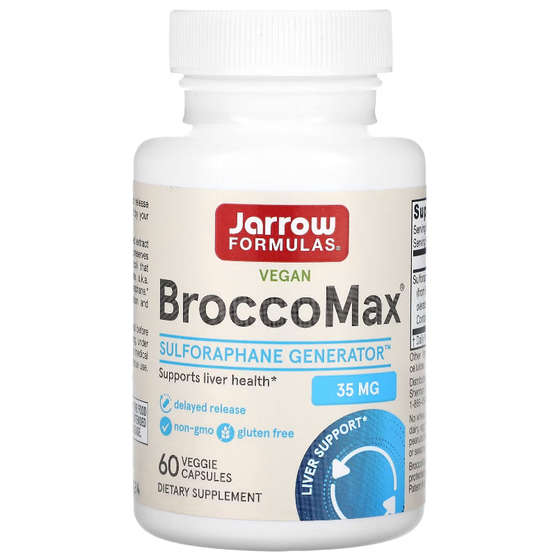 Jarrow Formulas BroccoMax (Sulforaphane glucosinolate) 35 mg - 60 kapsulių