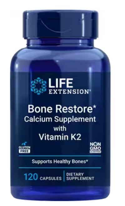 Life Extension Bone Restore su vitaminu K2 – 60 tablečių