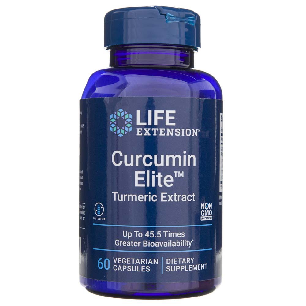 Life Extension Curcumin Elite™ ciberžolės ekstraktas – 60 kapsulių