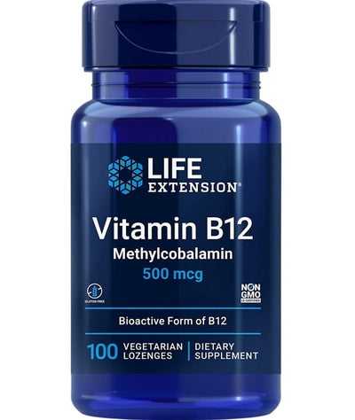 Life Extension Vitamin B12 500 mcg - 60 kapsulių