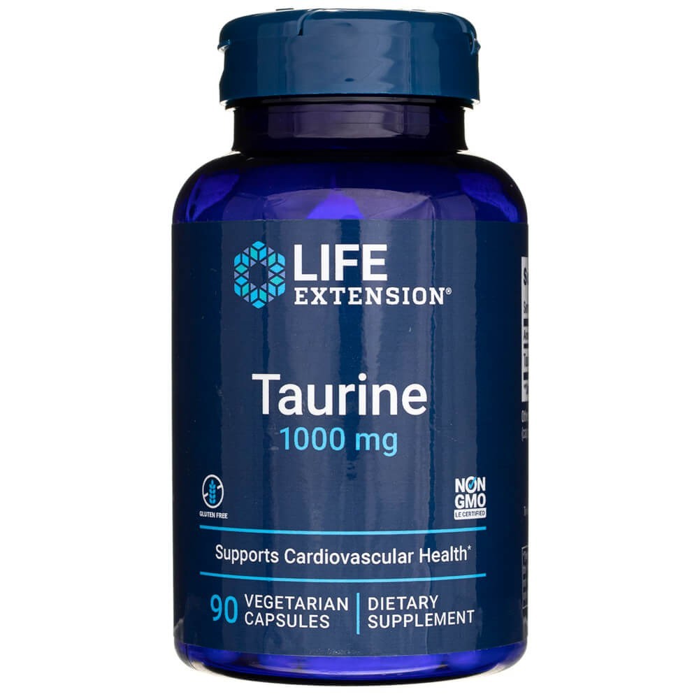 Life Extension Taurinas 1000 mg – 90 kapsulių