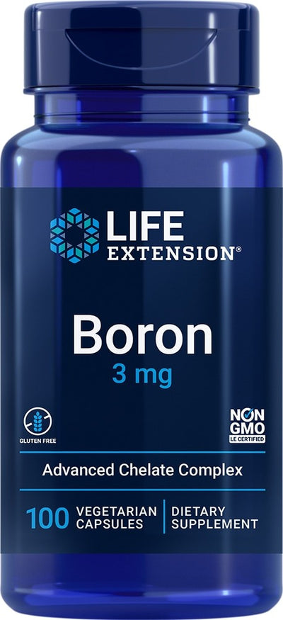 Life Extension Boron 3 mg – 100  kapsulių