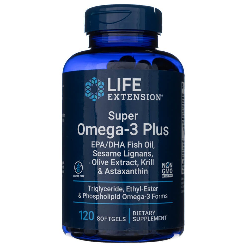 Life Extension Super Omega-3 Plus EPA/DHA – 120 kapsulių