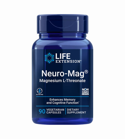 Life Extension Neuro Mag Magnesium L-Threonat 144 mg, 90 Kapseln