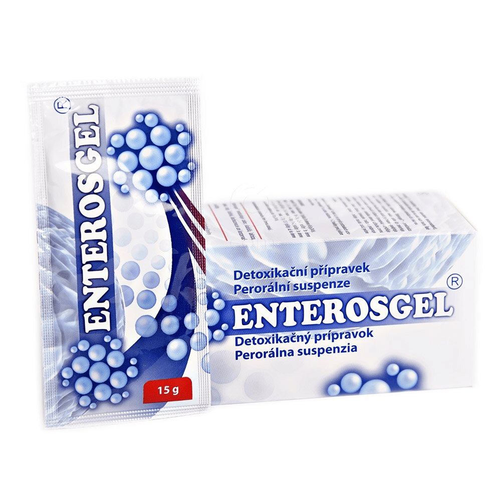 Enterosgel 15 g x 10 paketėlių – žarnyno adsorbentas nuo viduriavimo, toksinų ir IBS simptomų