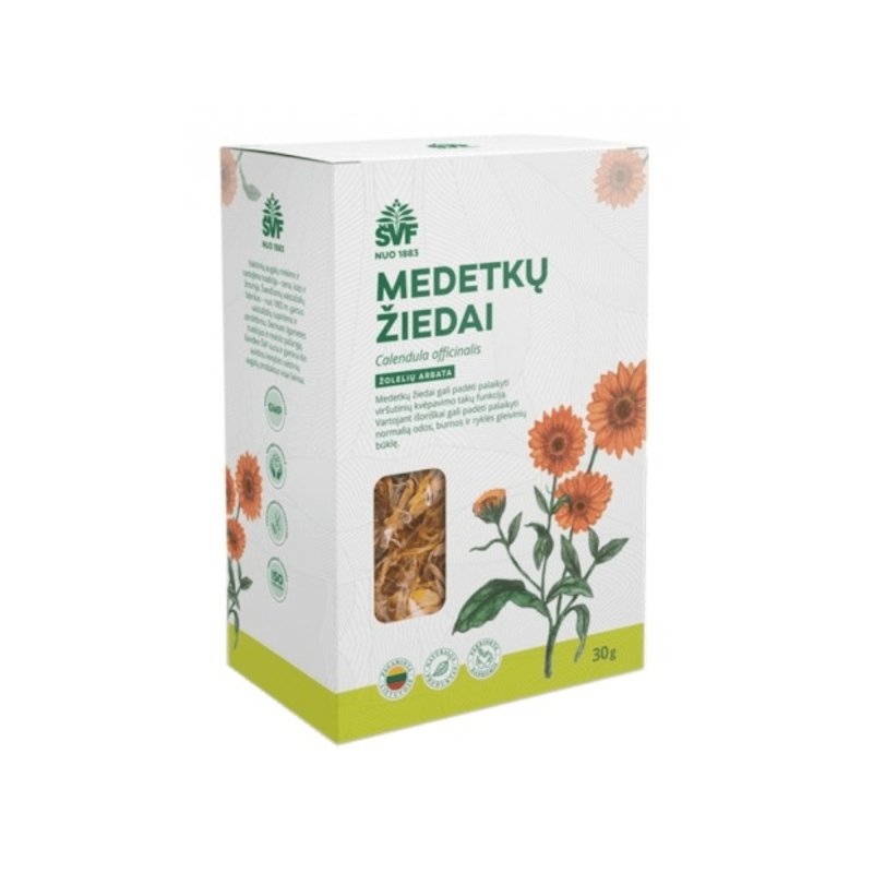 Medetkų žiedai, Žolelių arbata, 30g kaina