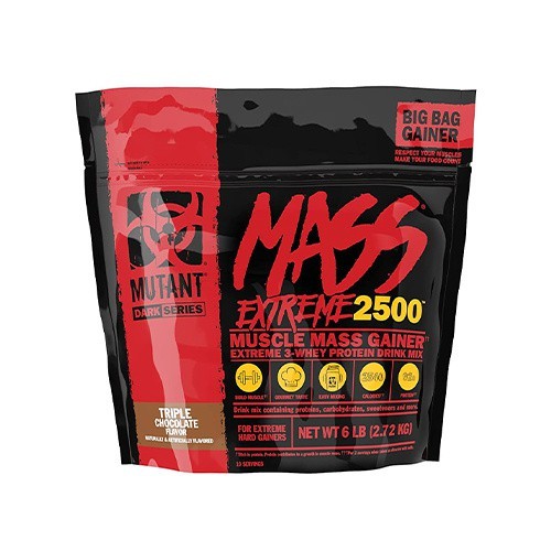 PVL Mutant Mass Extreme 2500 Gainer, trigubas šokoladas - 2720 g