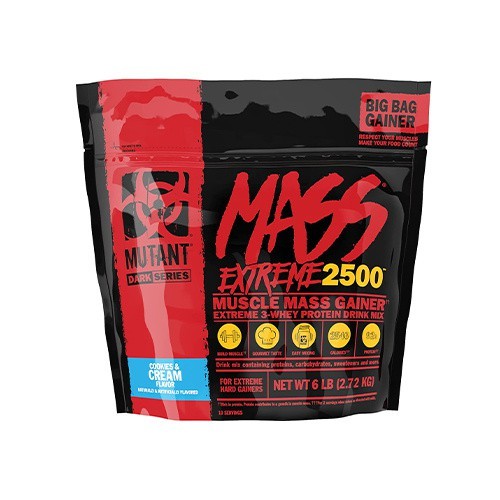 PVL Mutant Mass Extreme 2500 Gainer, sausainis su kremu - 2720 g