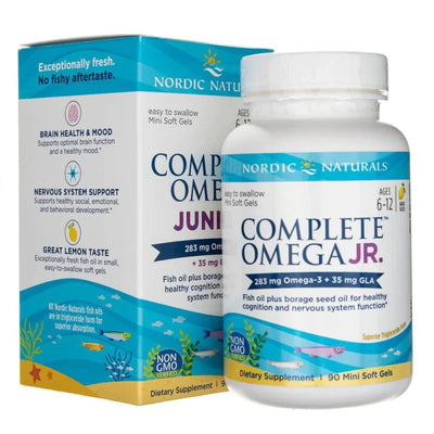 Nordic Naturals Complete Omega Junior - 90 kapsulių