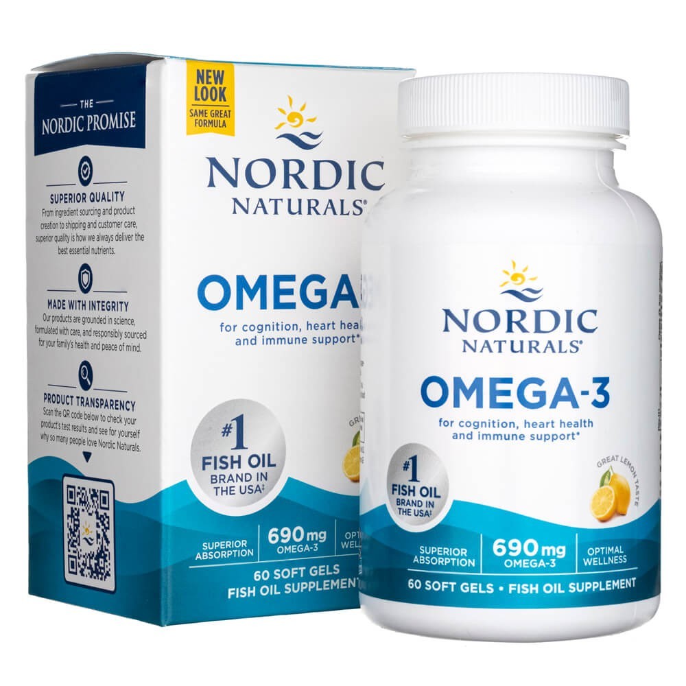 Nordic Naturals Omega-3 citrina 345 mg - 60 Softgels