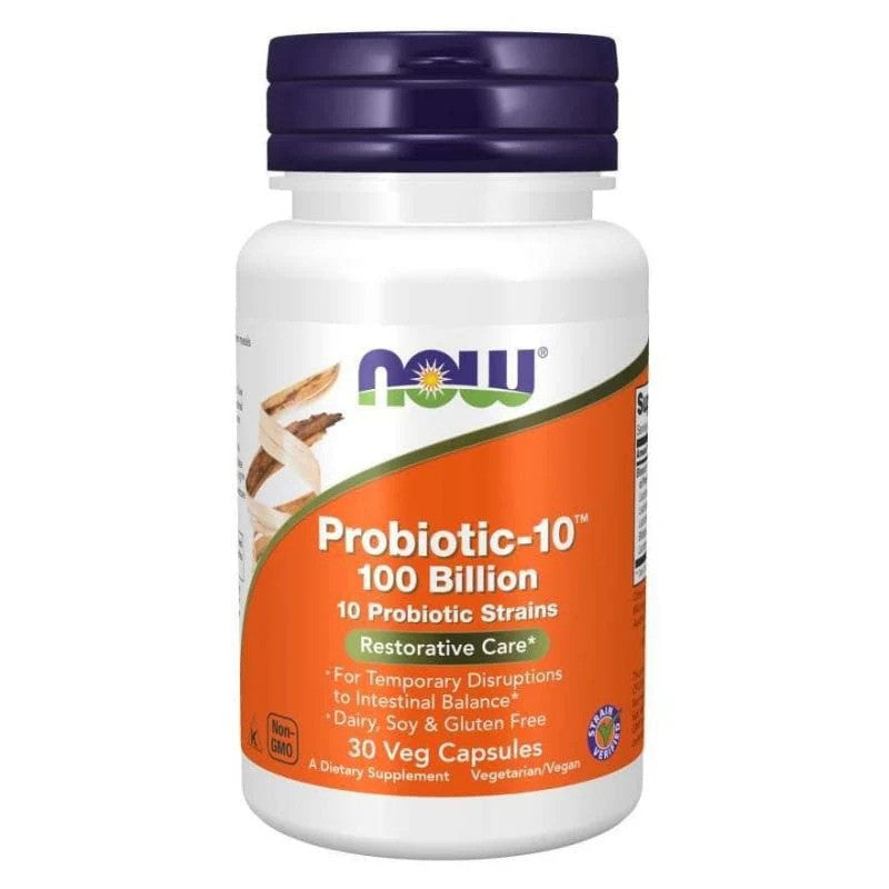 NOW Probiotic-10 100 Milliarden Probiotika, 30 Kapseln