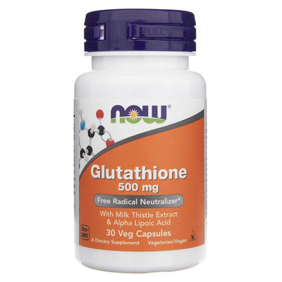 Now Foods Glutatione 500 mg – 30 kapsulių