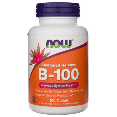 Now Foods vitaminas B-100 - 100 tablečių