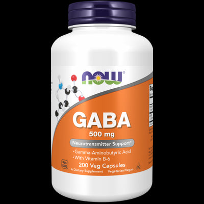 Dabar Foods GABA 500 mg su vitaminu B6 - 200 kapsulių