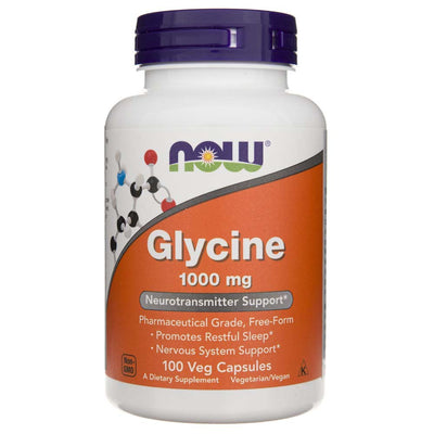 Now Foods Glycine 1000 mg – 100 kapsulių