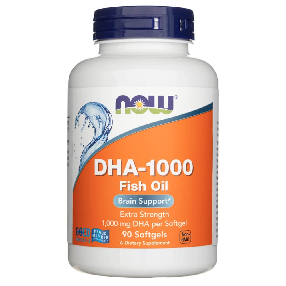 Now Foods DHA-1000 Brain Support, Extra Strength – 90 Softgels