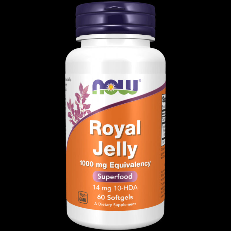 Now Foods Royal Jelly (Royal Jelly) 1000 mg - 60 kapsulių