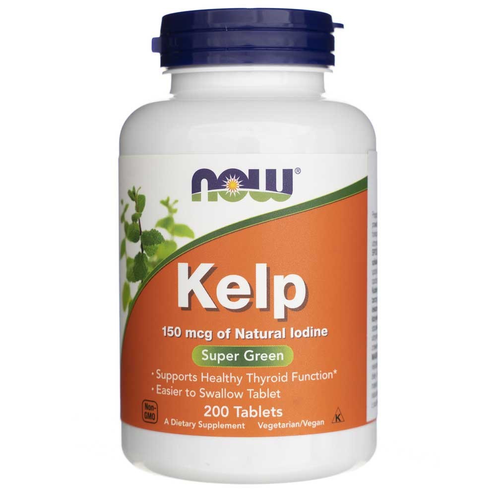 Now Foods Kelp 150 mcg – 200 tablečių