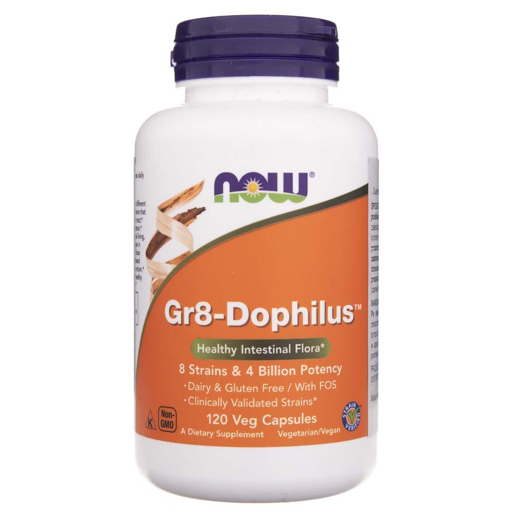 Now Foods Gr8-Dophilus - 120 kapsulių