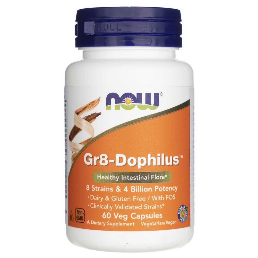 Now Foods Gr8-Dophilus - 60 kapsulių