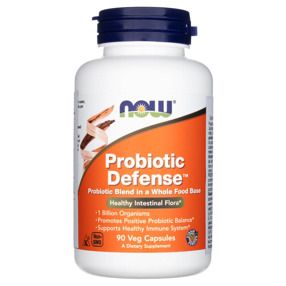 Now Foods Probiotic Defense - 90 kapsulių