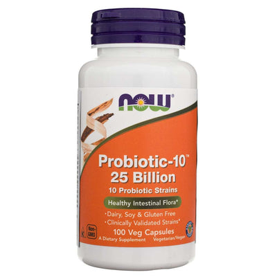 Now Foods Probiotic-10, 25 milijardai - 100 kapsulių