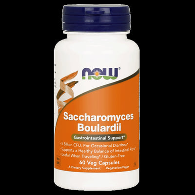 Now Foods Probiotic Saccharomyces Boulardii – 60 kapsulių