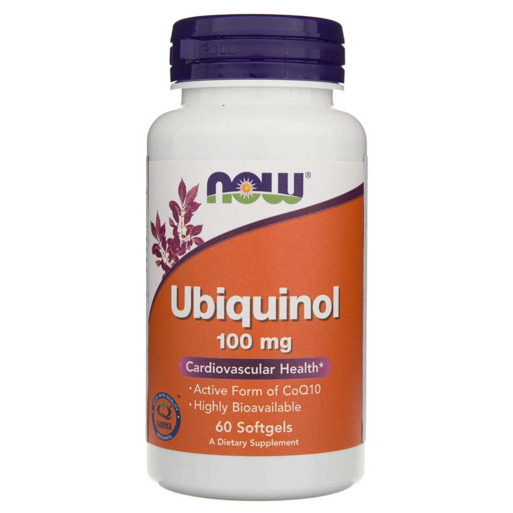 Now Foods Ubiquinol 100 mg - 60 kapsulių