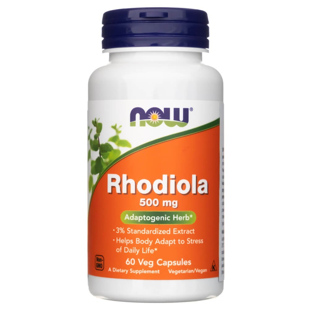 Now Foods Rhodiola 500 mg – 60 kapsulių