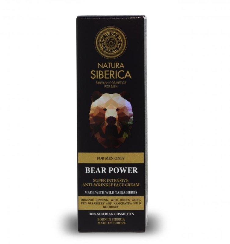 NS Men Veido kremas nuo raukљliu vyrams Bear Power, 50 ml kaina