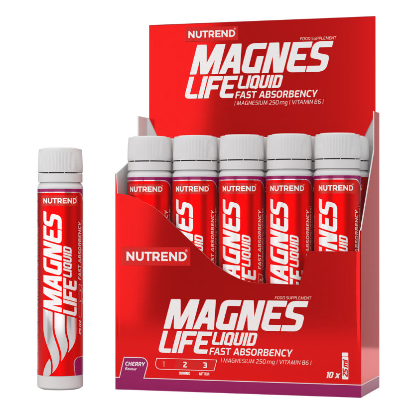 Nutrend Magneslife skysta vyšnia - 10x25 ml