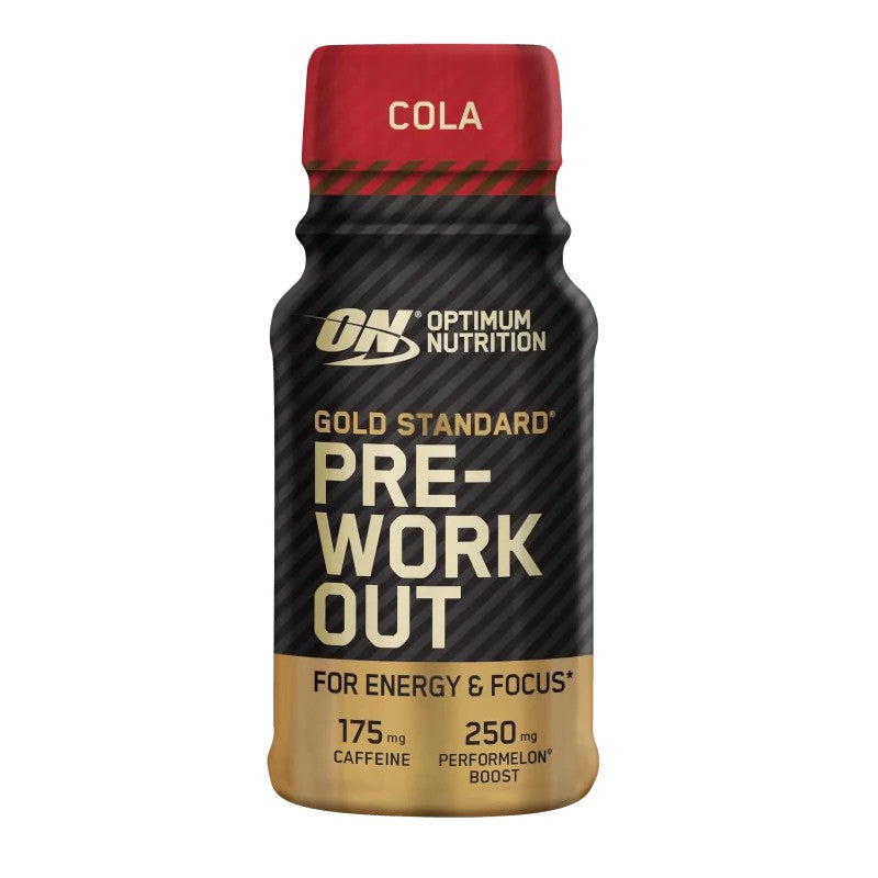 Optimum Nutrition Gold Standard Shot kola prieš treniruotę – 60 ml