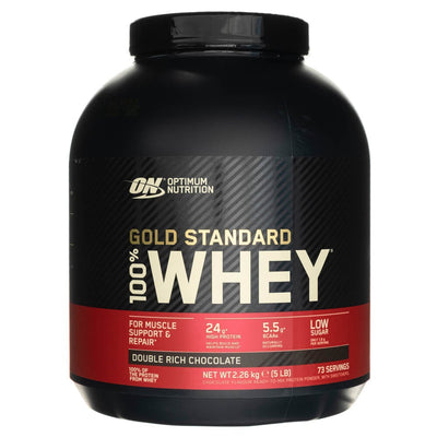 Optimum Nutrition Gold Standard 100 % išrūgų baltymai, Dobule Rich Chocolate - 2260 g