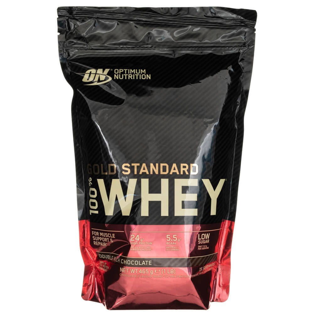 Optimum Nutrition 100 % išrūgos Gold Standard, Double Rich Chocolate - 450 g