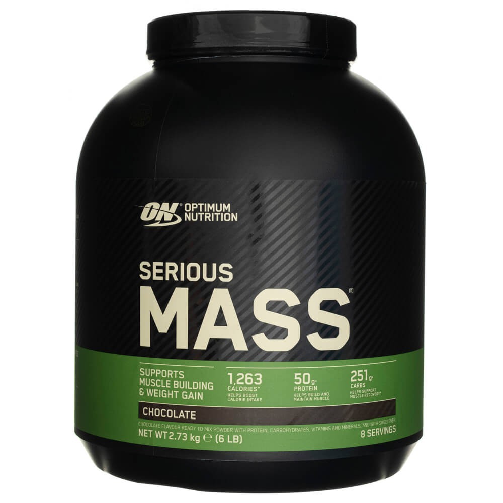 Optimum Nutrition Serious Mass, šokoladas - 2730 g