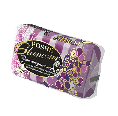 POSHE GLAMOUR Skaidrus glicerininis muilas Vynuogiu pudingas, 70 g kaina