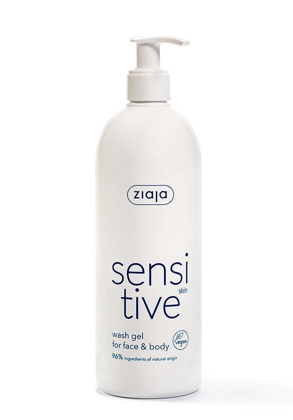 Ziaja Sensitive Gesichts- und Körperwaschgel für empfindliche Haut, 400 ml