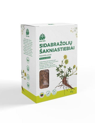 Sidabražolių šakniastiebiai, Žolelių arbata, 50g kaina