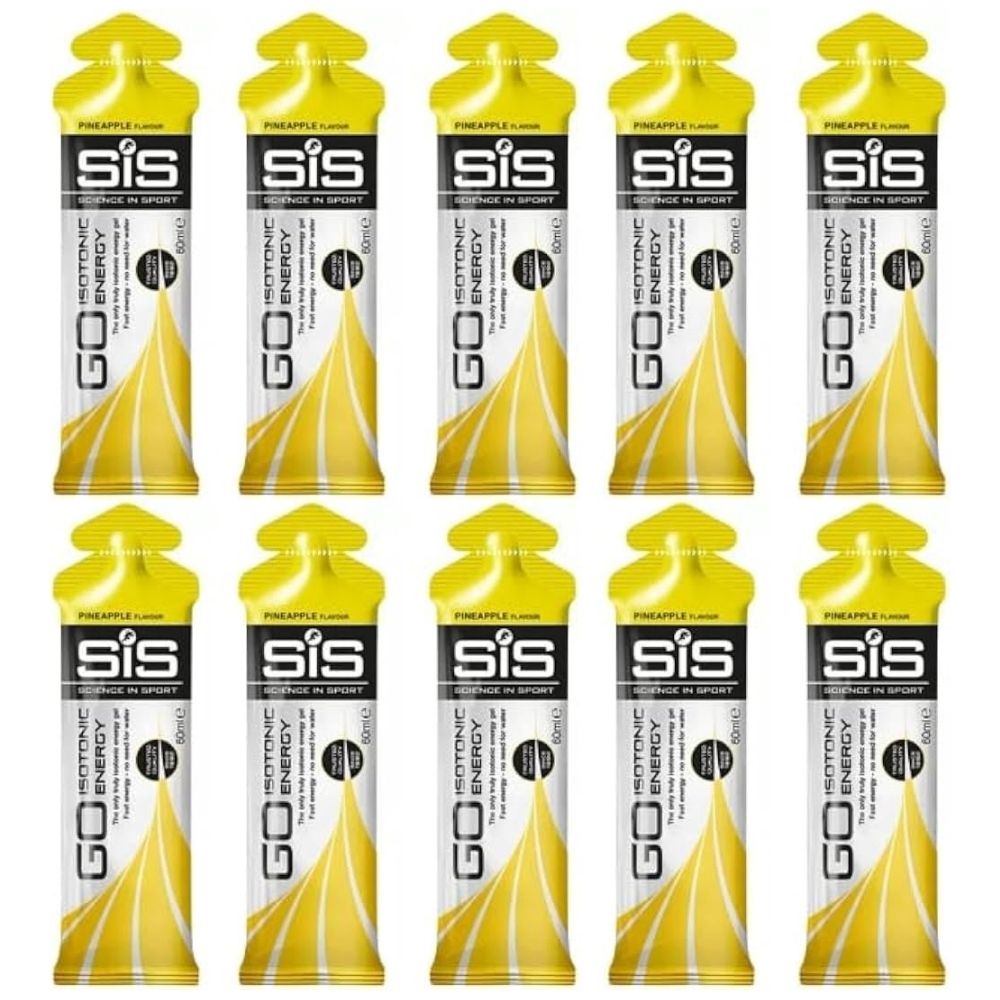 SIS GO Isotonic Energy Izotoninis ananasų energetinis gelis - 10 vienetų