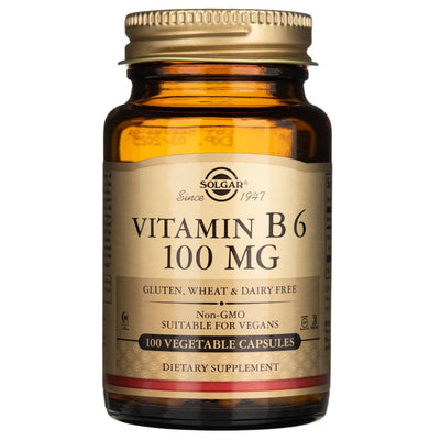 Solgar vitaminas B6 100 mg - 100 kapsulių